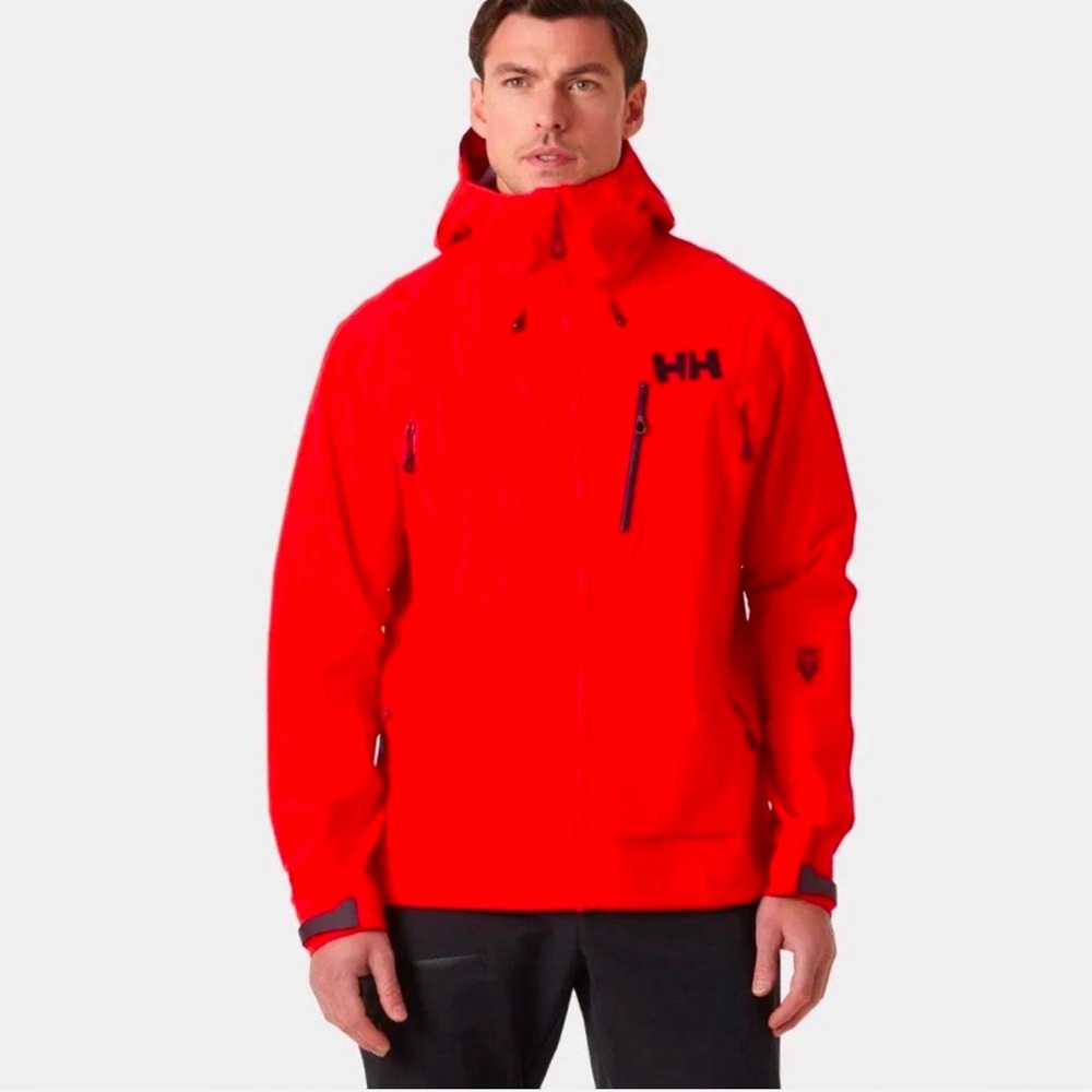 Helly Hansen Men's Odin 9 Worlds 3.0 Shell Jacket Alert Red, Size M